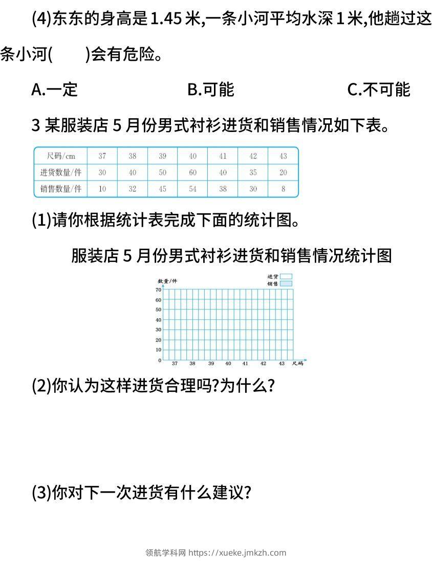 图片[2]-小升初统计与概率检测卷（含答案）-领航学科网