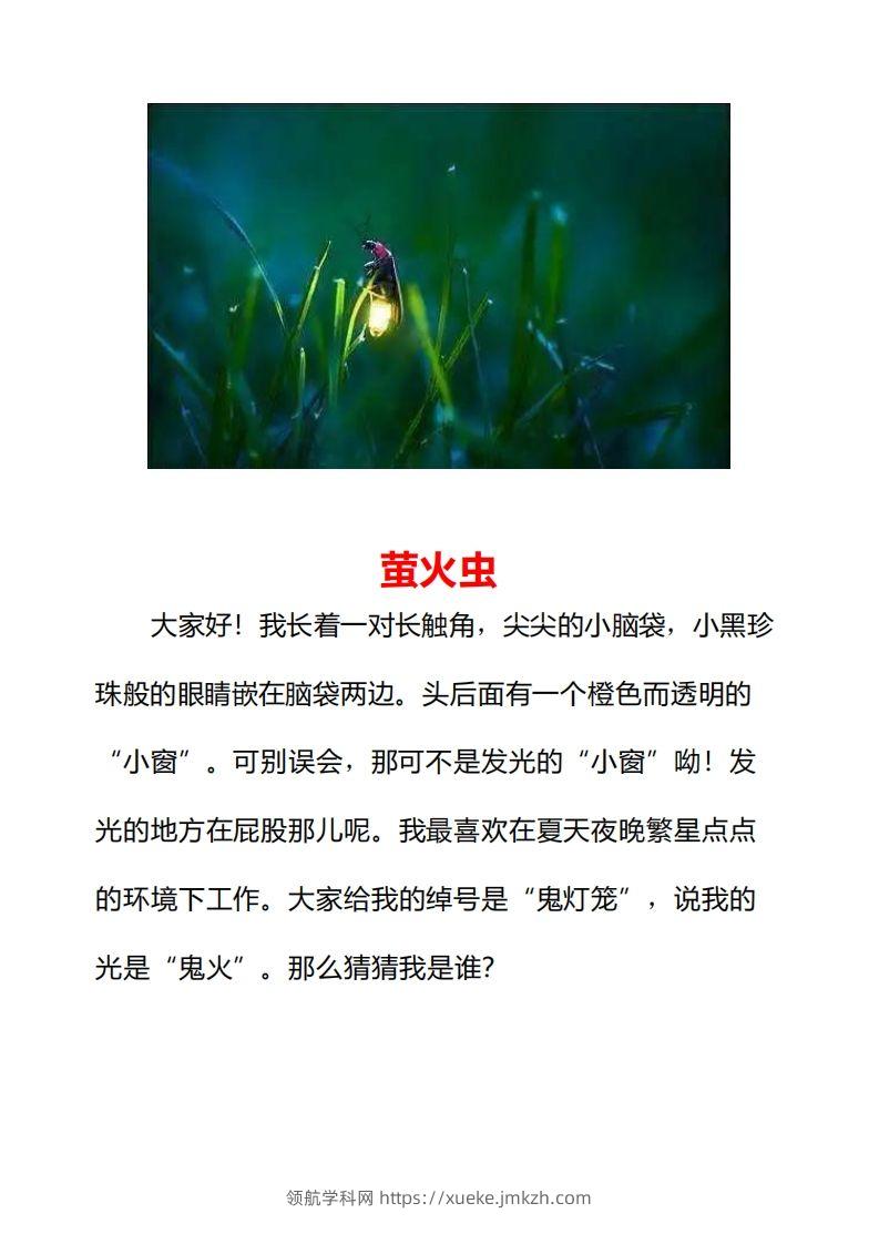 图片[3]-二年级上册语文口语交际一“有趣的动物”指导及范文-领航学科网