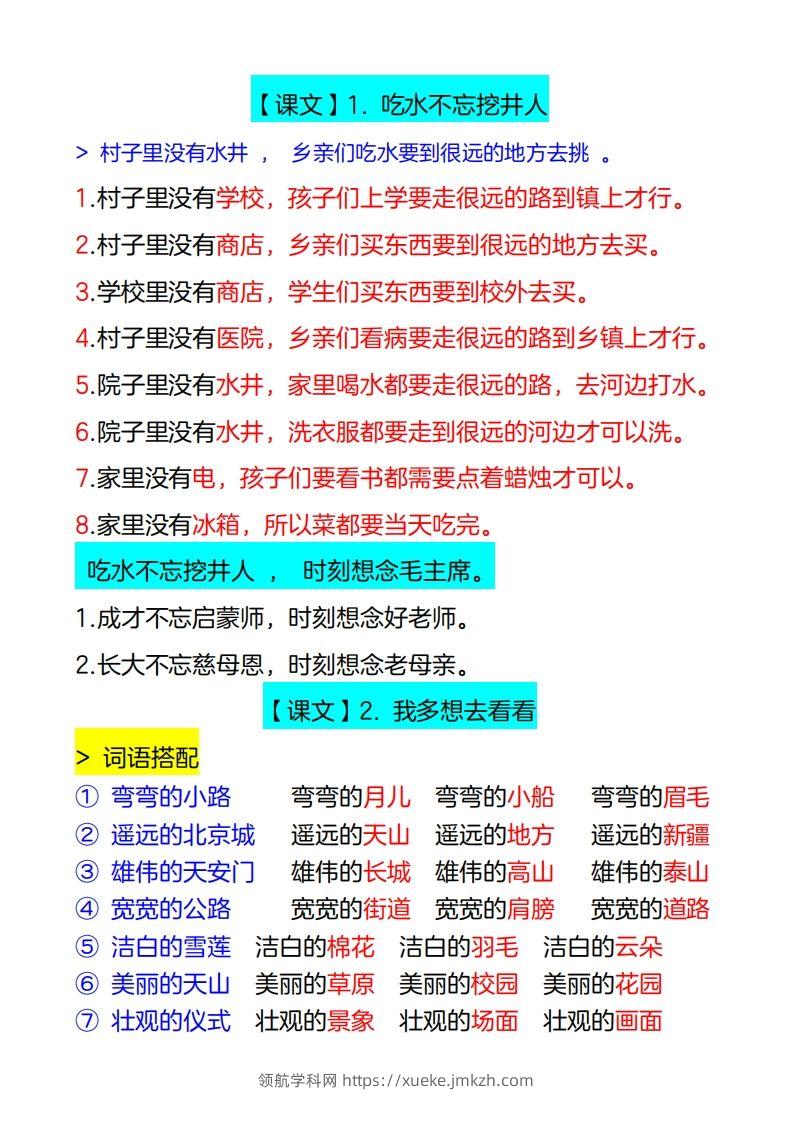 图片[2]-4_一年级下册仿写句子-领航学科网