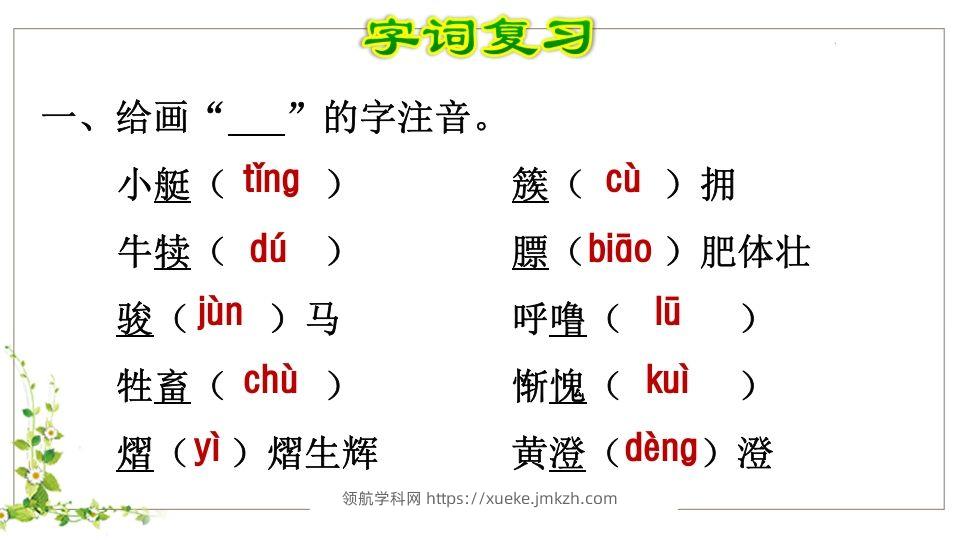图片[2]-五年级语文下册第7单元知识点课件（部编版）-领航学科网
