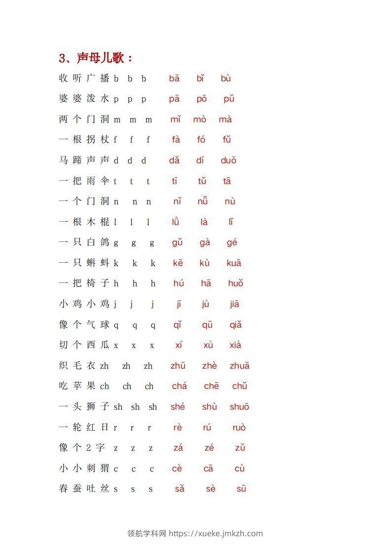 图片[2]-【拼音】幼小衔接拼音一本通PDF(3)-领航学科网