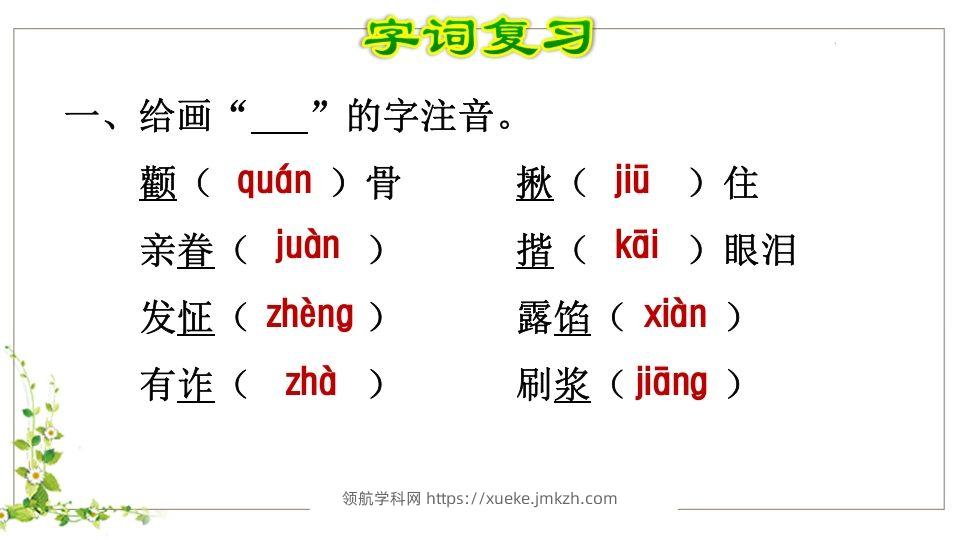 图片[2]-五年级语文下册第5单元知识点课件（部编版）-领航学科网