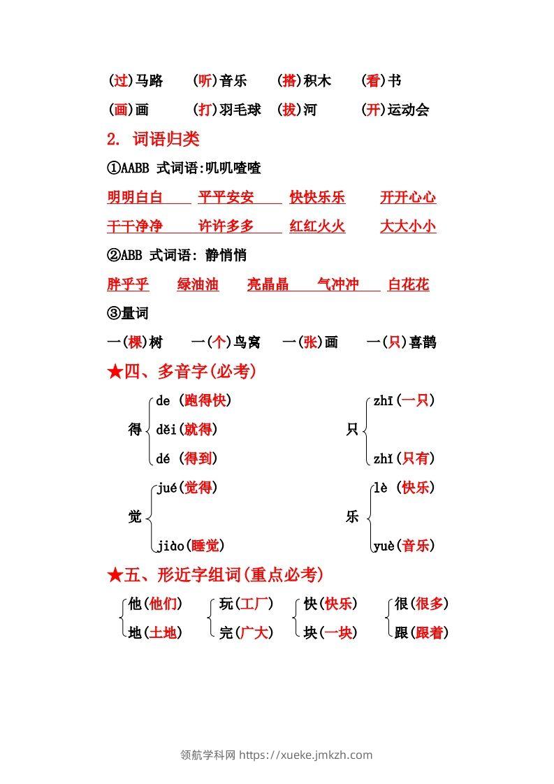 图片[2]-一下语文第三单元10个必备知识点-领航学科网