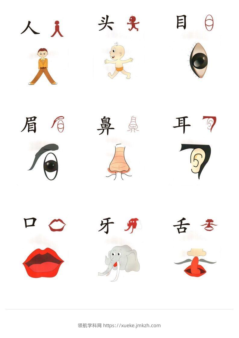 直映识字象形文字（整理版最新）-领航学科网