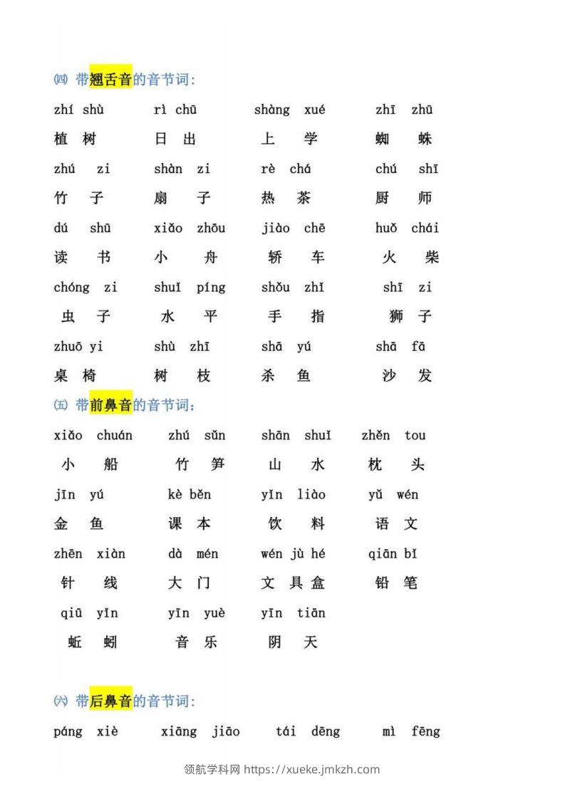图片[2]-幼小衔接拼音强化训练-领航学科网