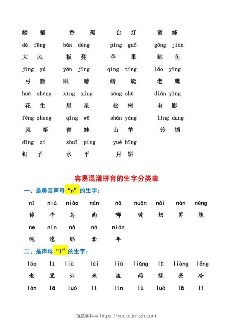 图片[3]-幼小衔接拼音强化训练-领航学科网