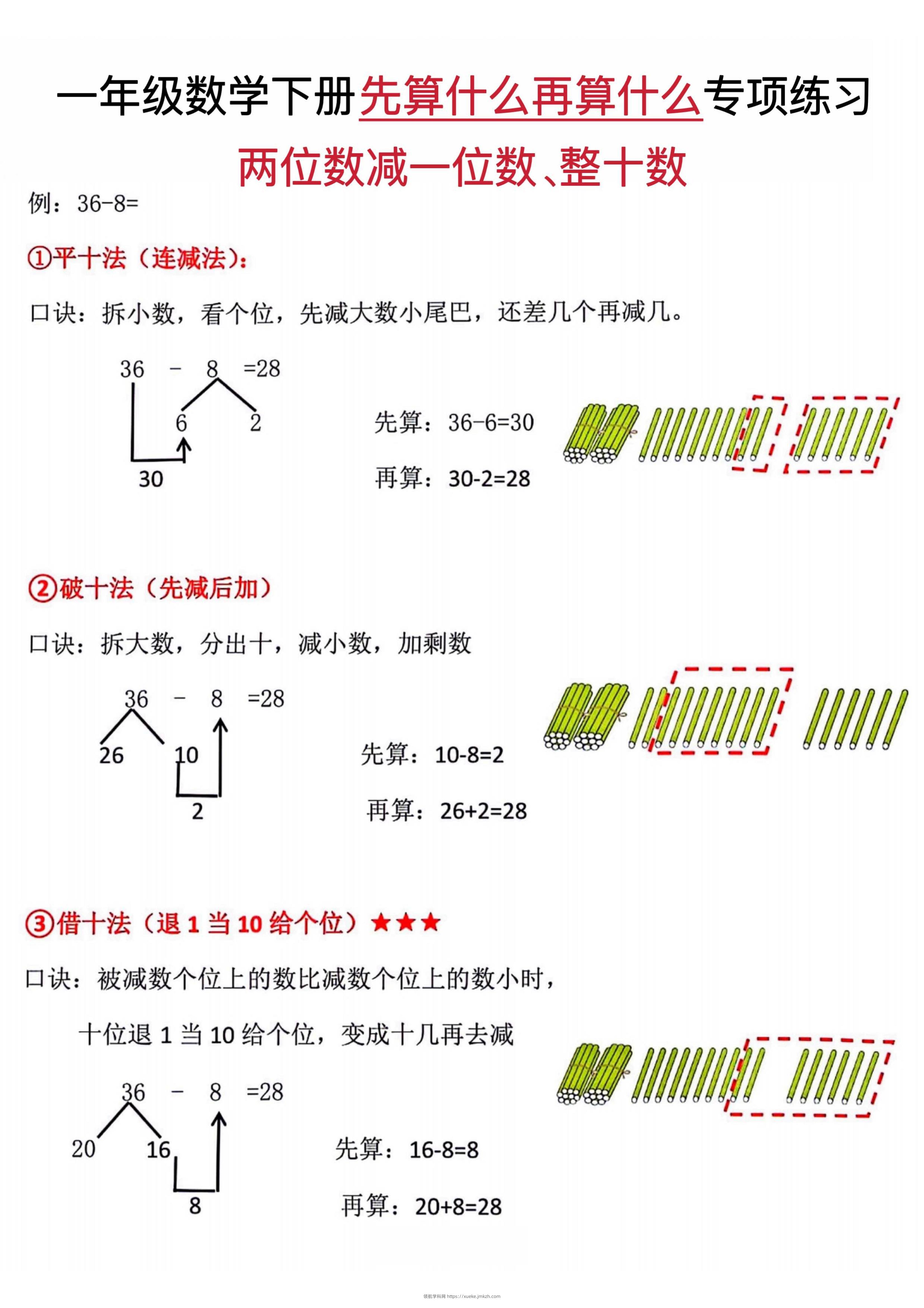 一下数学先算什么再算什么专项练习-领航学科网