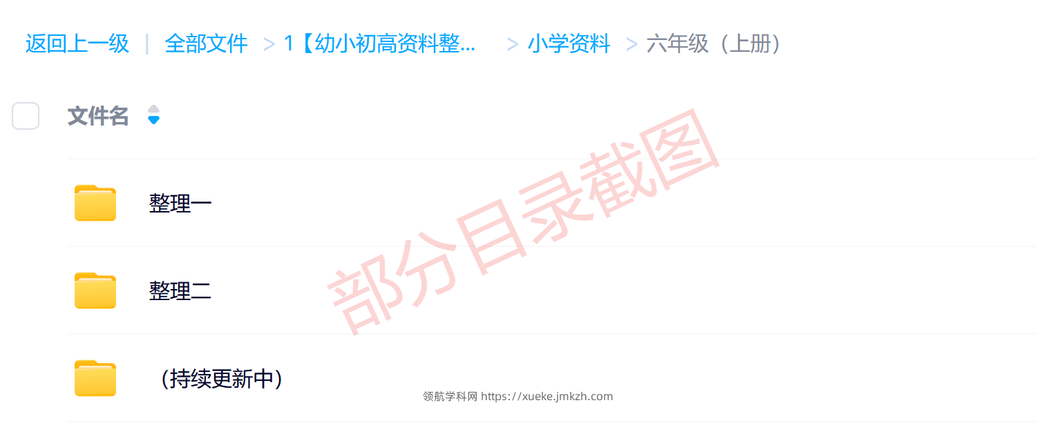 图片[2]-六年级（上册）各科学习资料合集-领航学科网
